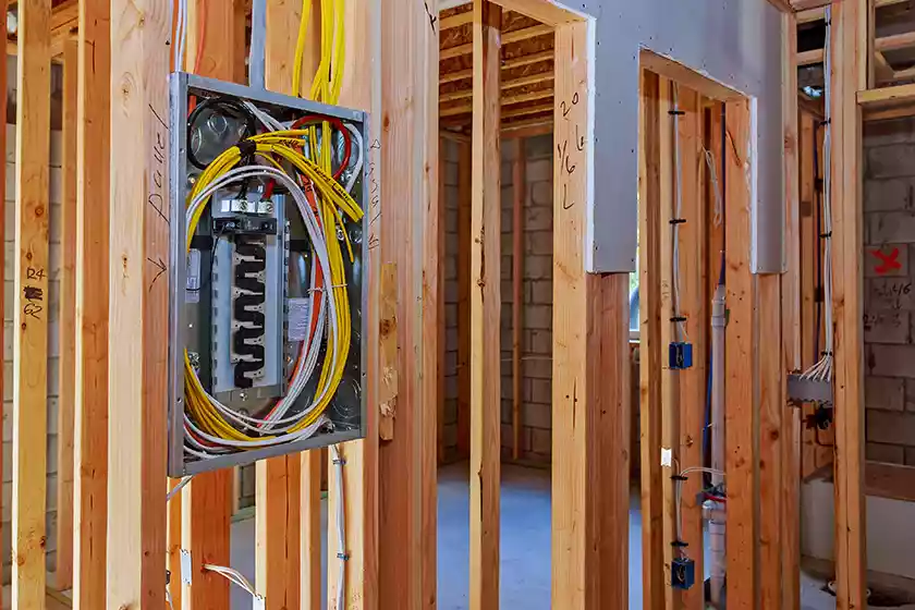 Electricians working